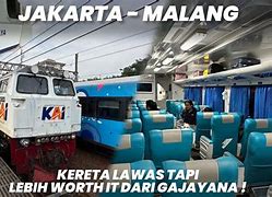 Kereta Jakarta Malang Apa Saja